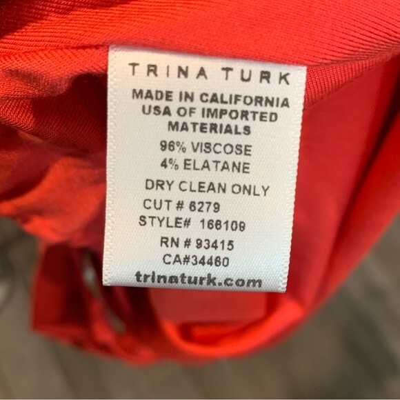 Trina Turk Bela Tank in Rio Ruby Red - NWT - Picture 9 of 10